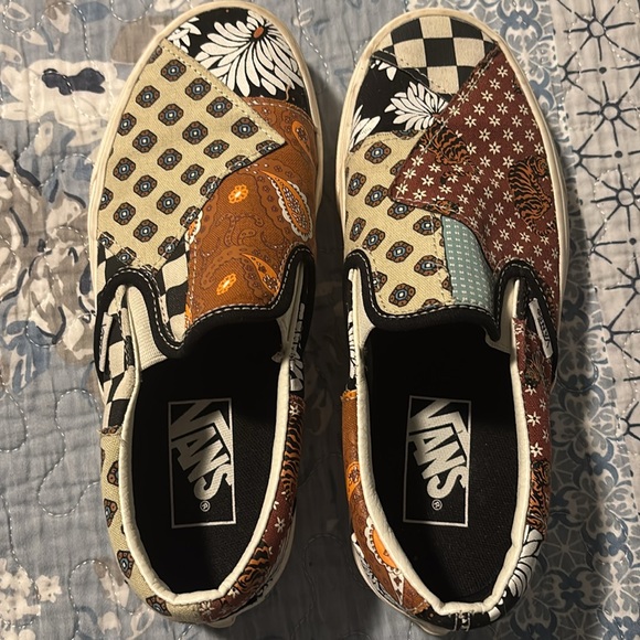 VANS Classic Slip-On Tiger Patchwork Shoes Size M4 / 5.5W Open to offers! - Picture 4 of 10
